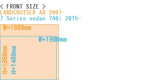 #LANDCRUISER AX 2007- + 7 Series sedan 740i 2015-